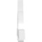 Ekena Millwork Ericson Architectural Grade PVC Gable Bracket, 96"W x 28"H x 4"D x 6"F, 7/12 Pitch GBP096X28X0406ERI00 - alternate 3